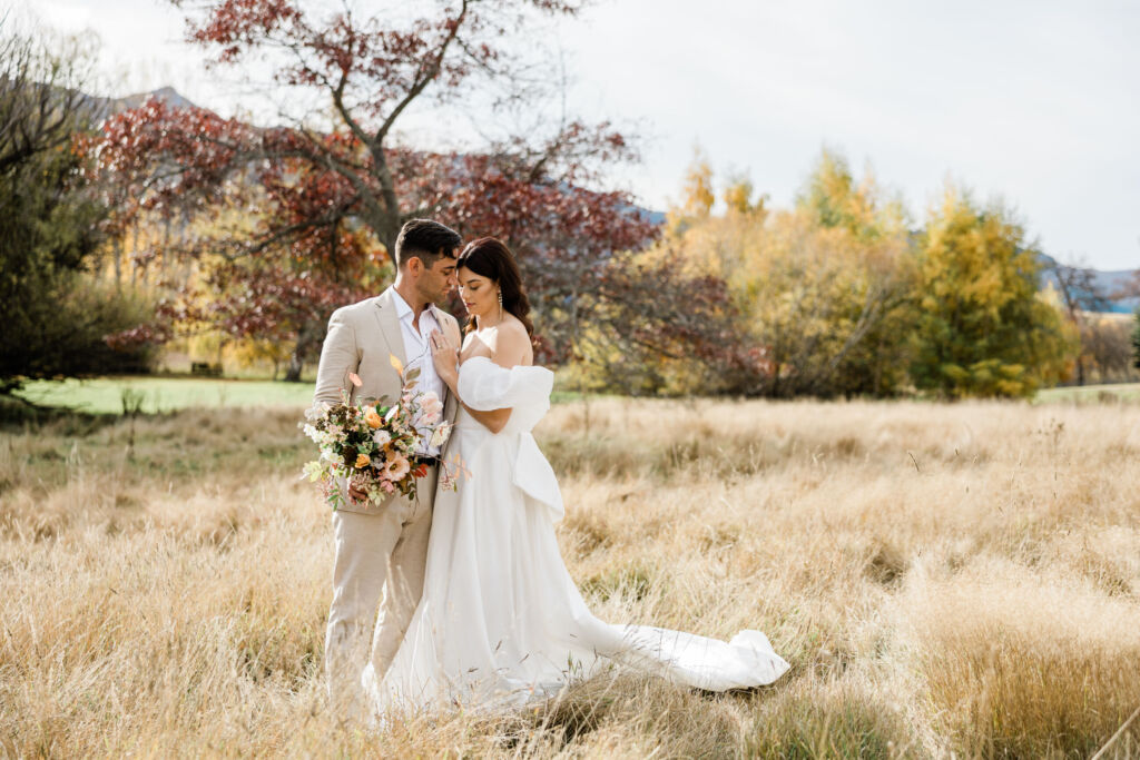 Couple in a field